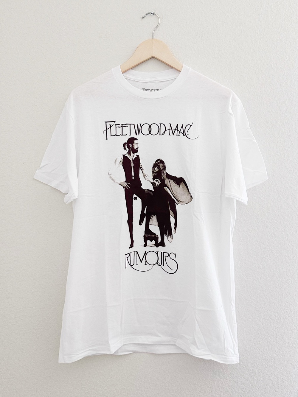NEW Fleetwood Mac 'Rumours' White Graphic Tee